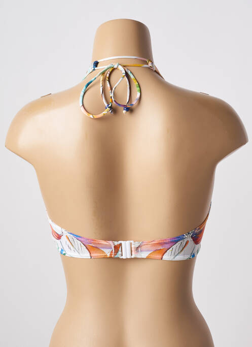 Haut de maillot de bain blanc EMPREINTE pour femme