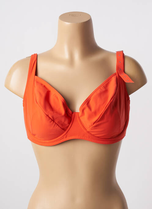 Haut de maillot de bain orange MAISON LEJABY pour femme