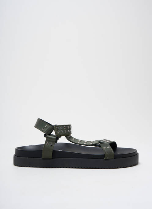 Sandales/Nu pieds vert FREEMAN T.PORTER pour femme