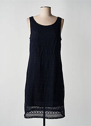 Robe mi-longue sans manche sans manche bleu AGATHE & LOUISE femme