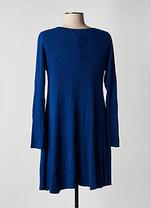 Robe courte manches longues manches longues bleu BSB femme