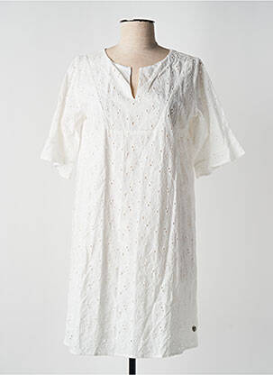 Robe courte blanc FREEMAN T.PORTER pour femme