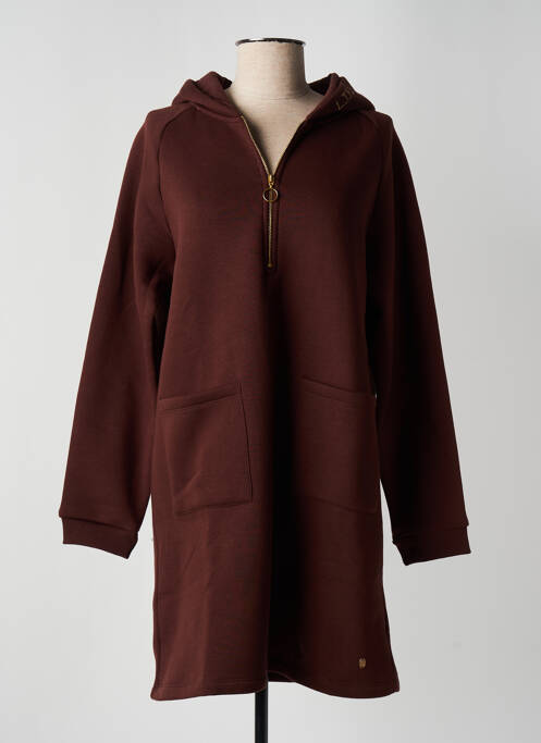 Robe courte marron LES TROPEZIENNES PAR M.BELARBI pour femme