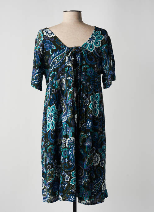 Robe mi-longue bleu AGATHE & LOUISE pour femme