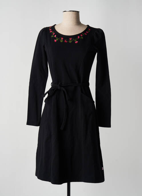 Robe mi-longue noir BLUTSGESCHWISTER pour femme