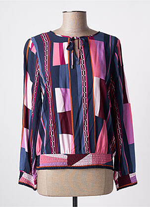 Blouse manches longues manches longues rose STREET ONE femme