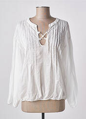 Blouse blanc PLEASE pour femme seconde vue