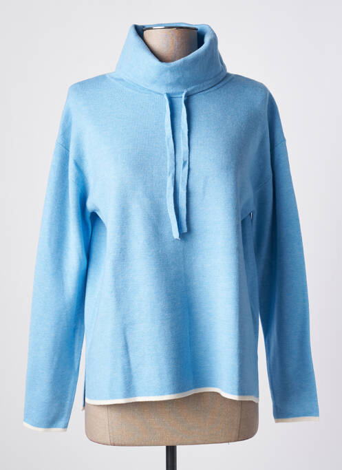 Pull col roulé bleu STREET ONE pour femme