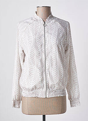 Blouson effet matière satinée beige TIFFOSI femme