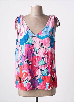 Top coupe fluide sans manche rose MOLLY BRACKEN femme