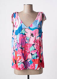 Top coupe fluide sans manche rose MOLLY BRACKEN femme