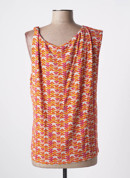 Top orange SURKANA pour femme