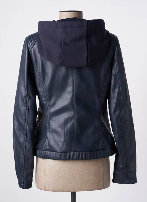 Veste simili cuir bleu STREET ONE pour femme