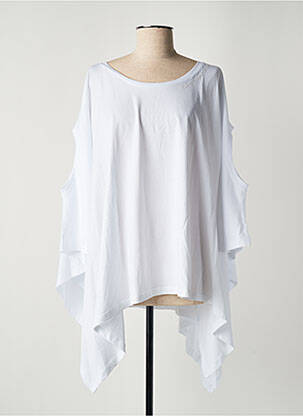 Tunique manches longues col rond blanc BSB femme