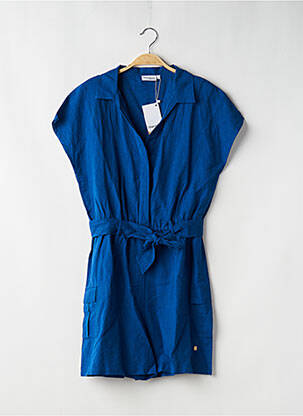Combishort poches manches courtes bleu LES TROPEZIENNES PAR M.BELARBI femme