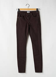 Jeans skinny taille normale taille normale marron GEISHA femme