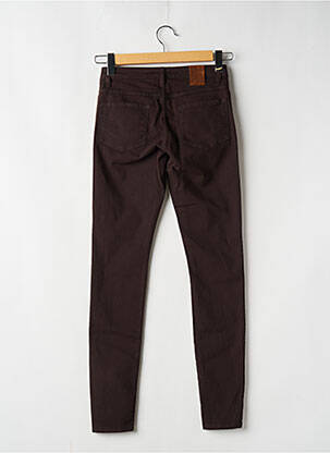 Jeans skinny taille normale taille normale marron GEISHA femme
