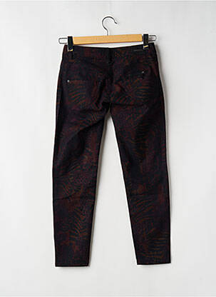 Pantalon 7/8 stretch taille basse marron FREEMAN T.PORTER femme