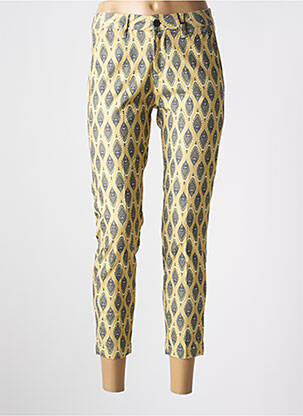 Pantalon 7/8 taille à pinces taille normale vert FREEMAN T.PORTER femme