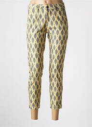 Pantalon 7/8 taille à pinces taille normale vert FREEMAN T.PORTER femme