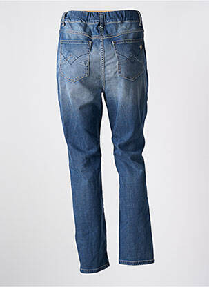 Jeans coupe droite taille haute taille haute bleu PLEASE femme