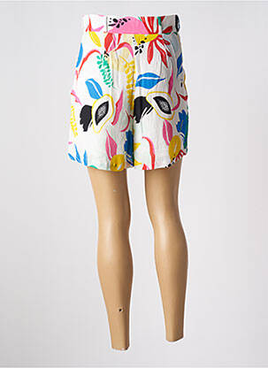 Short taille à pinces taille haute blanc LES TROPEZIENNES PAR M.BELARBI femme