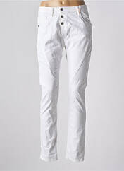 Jeans coupe slim blanc PLEASE pour femme seconde vue