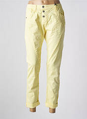 Jeans coupe slim jaune PLEASE pour femme seconde vue