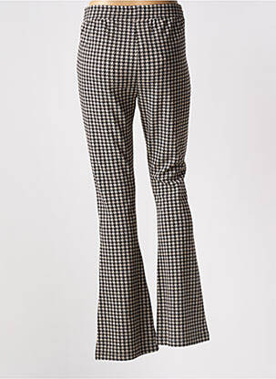 Pantalon flare stretch taille normale noir GEISHA femme