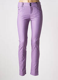 Pantalon slim taille basse taille basse violet STREET ONE femme