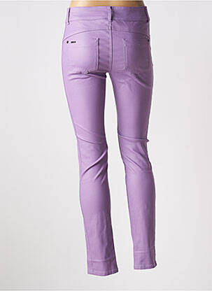 Pantalon slim taille basse taille basse violet STREET ONE femme