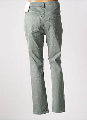 Pantalon slim taille haute taille haute vert STREET ONE femme
