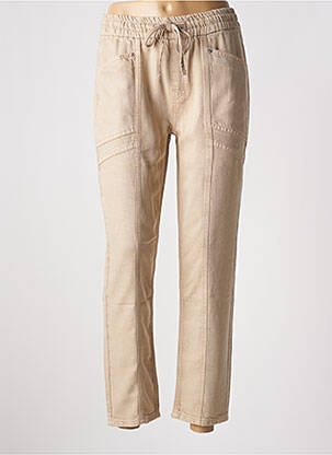 Jogging slim taille normale beige STREET ONE femme