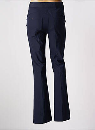 Pantalon flare stretch taille haute bleu STREET ONE femme