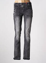 Jeans coupe slim taille basse taille basse gris STREET ONE femme