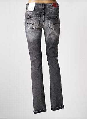 Jeans coupe slim stretch taille basse gris STREET ONE femme