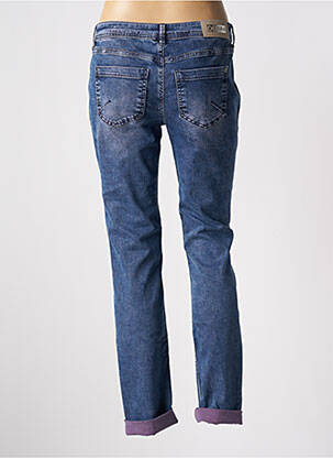 Jeans coupe slim effet usé délavé taille basse bleu STREET ONE femme