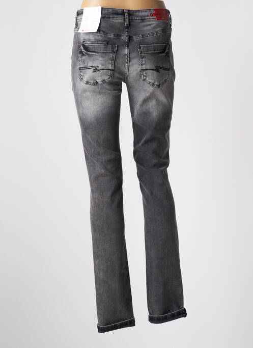 Jeans coupe slim gris STREET ONE pour femme
