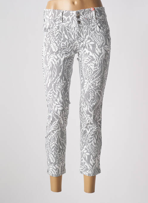 Pantalon 7/8 blanc STREET ONE pour femme