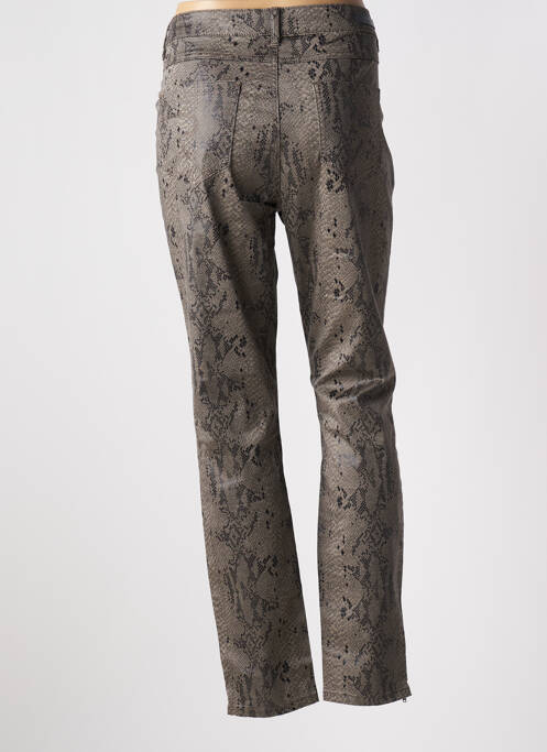 Pantalon slim gris GEISHA pour femme