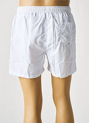 Short de bain tissage popeline blanc DAN JOHN homme
