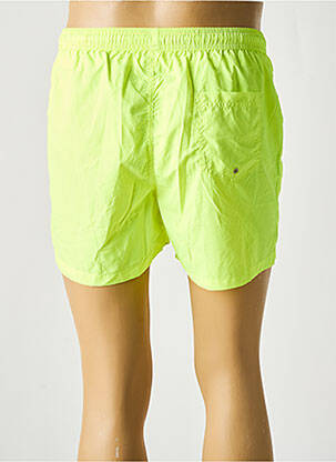 Short de bain tissage popeline jaune DAN JOHN homme