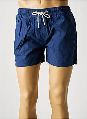 Short de bain tissage popeline bleu fonce DAN JOHN homme