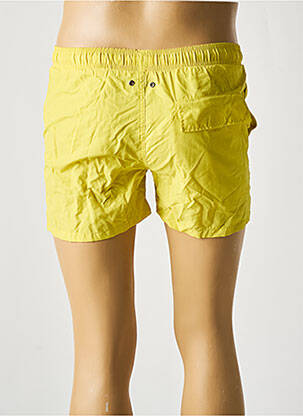 Short de bain tissage popeline jaune DAN JOHN homme