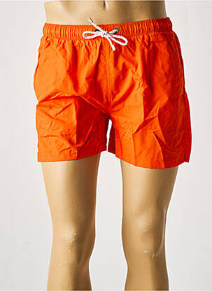 Short de bain orange DAN JOHN pour homme
