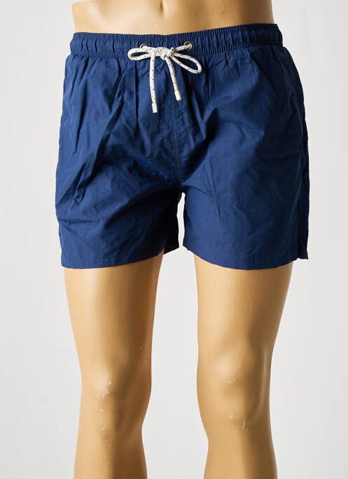 Short de bain bleu fonce DAN JOHN pour homme