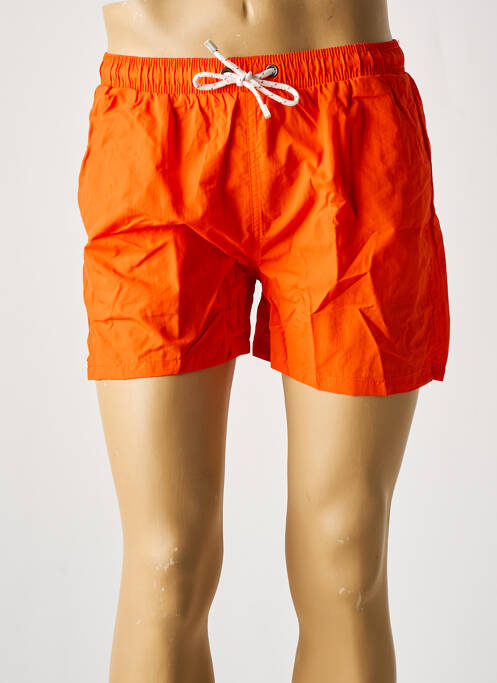 Short de bain orange DAN JOHN pour homme