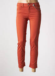 Pantalon 7/8 orange LIU  JO pour femme seconde vue