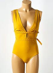 Maillot de bain 1 pièce jaune MAISON LEJABY pour femme seconde vue