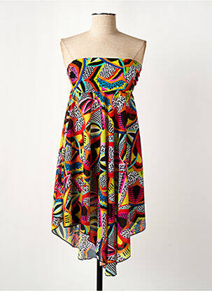 Robe de plage sans manche rouge ANTIGEL femme